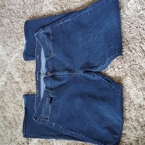 Levi's mid rise demi curve boot cut jeans size 34/32